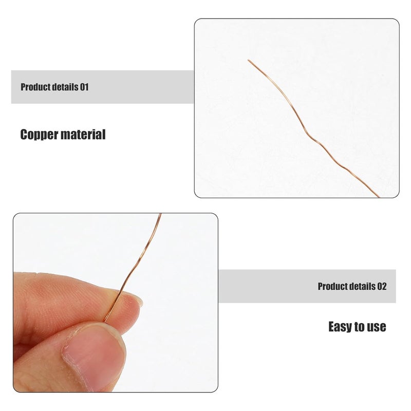 9% Pure Soft Copper Wire 24 Gauge 130 Feet Beading Wire for Jewelry Making and Gardening DIY Projects Electroculture for Bonsai and Art - Image 3