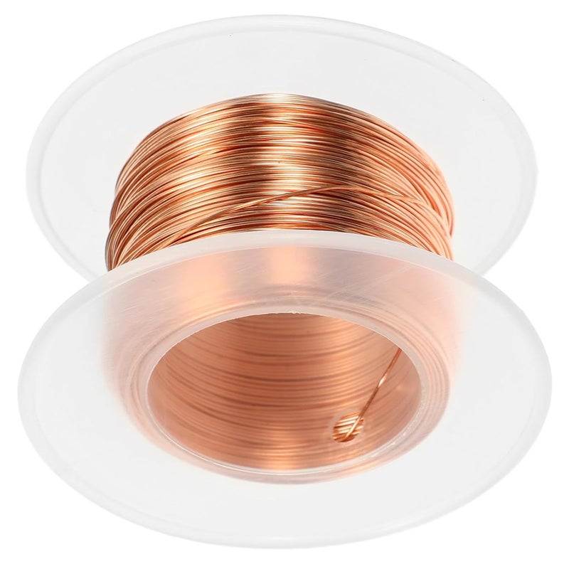 9% Pure Soft Copper Wire 24 Gauge 130 Feet Beading Wire for Jewelry Making and Gardening DIY Projects Electroculture for Bonsai and Art - Image 1