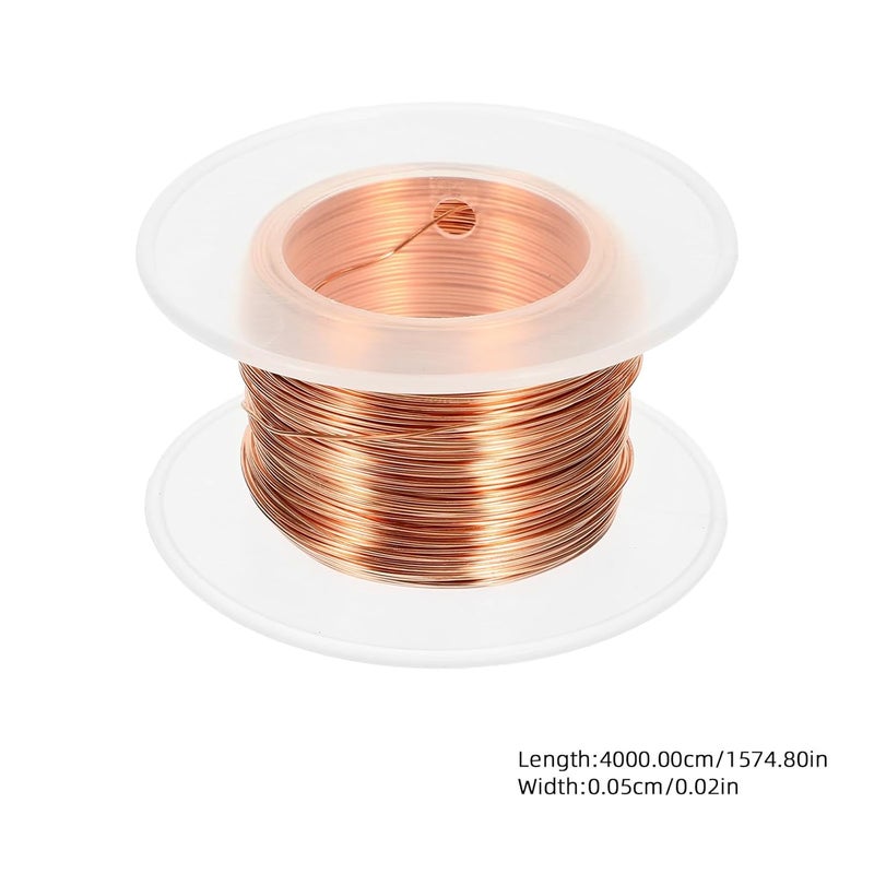 9% Pure Soft Copper Wire 24 Gauge 130 Feet Beading Wire for Jewelry Making and Gardening DIY Projects Electroculture for Bonsai and Art - Image 2
