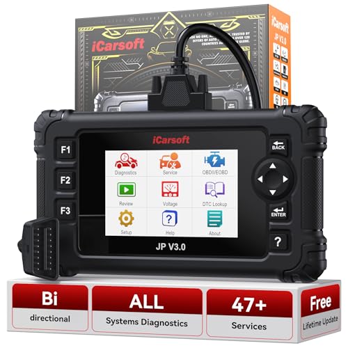 iCarsoft OBD2 Scanner for Toyota/Honda (Acura) /Lexus, iCarsoft JP V3.0 All Reset+Full System Diagnostic Scan Car Code Reader for Nissan/Infiniti/Mitsubishi/Mazda/Suzuki/Hyundai - Image 1