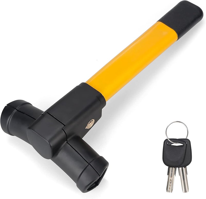 Auspicious Car Anti-Theft Stick - Car Steering Wheel Lock, Car Steering Wheel Lock, Steering Wheel Lock, Auto Steering Wheel Lock, Universal Steering Wheel Lock Locking Device, 2 Keys - Image 1