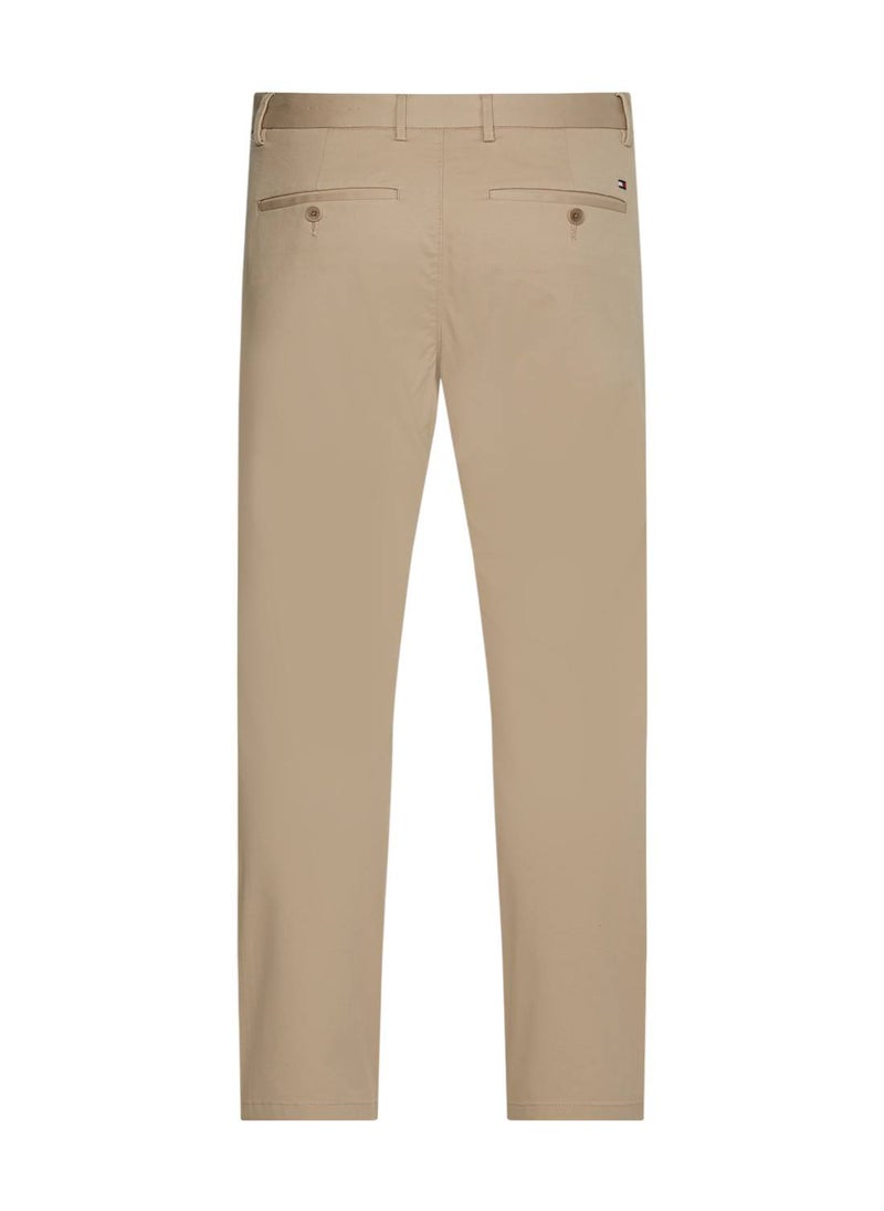 TOMMY HILFIGER Men's Bleecker Stretch Cotton Chinos - Cotton, Beige  - Image 2