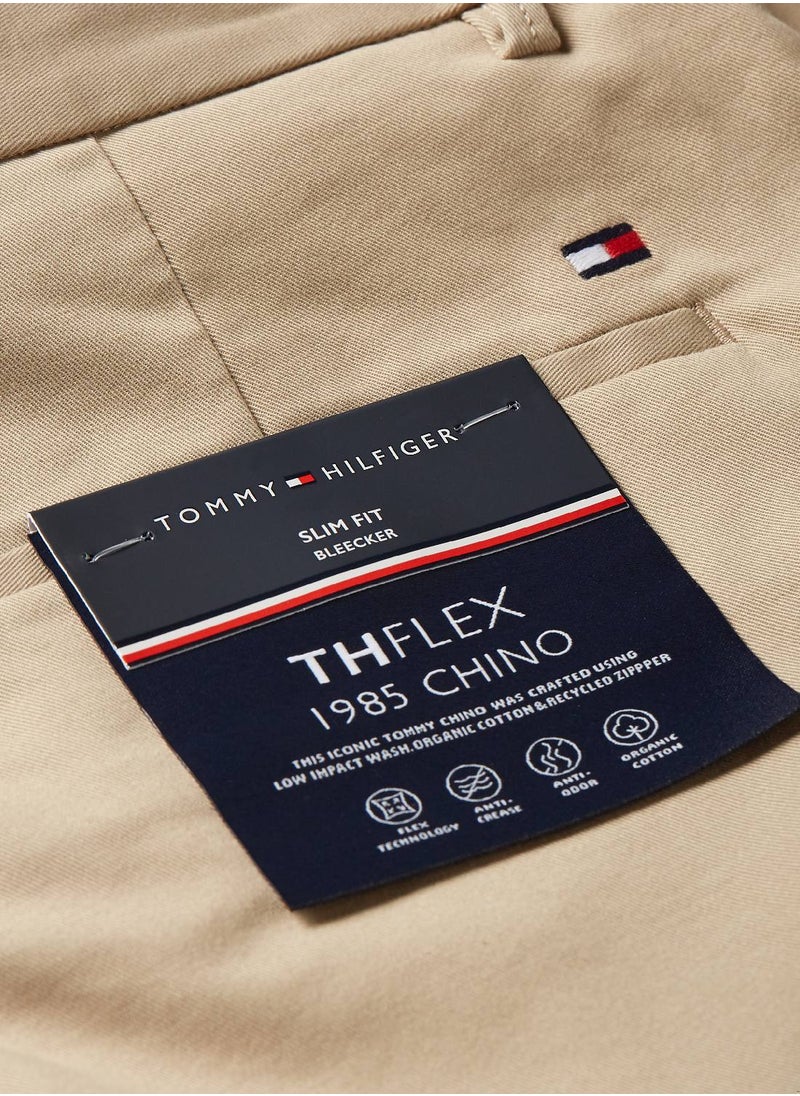 TOMMY HILFIGER Men's Bleecker Stretch Cotton Chinos - Cotton, Beige  - Image 4
