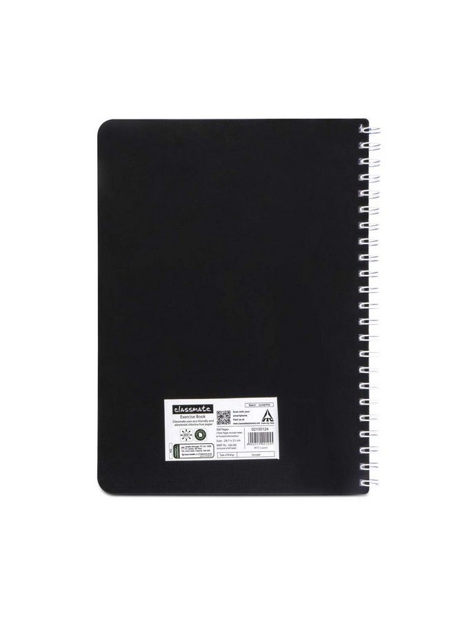 classmate Classmate Pulse 6 Subject Spiral Notebook - Pack of 1 | Unruled | 300 Pages | A4-29.7cm x 21.0cm | Attractive Cover Designs | Soft Cover | Notebooks for College Students  - Image 2