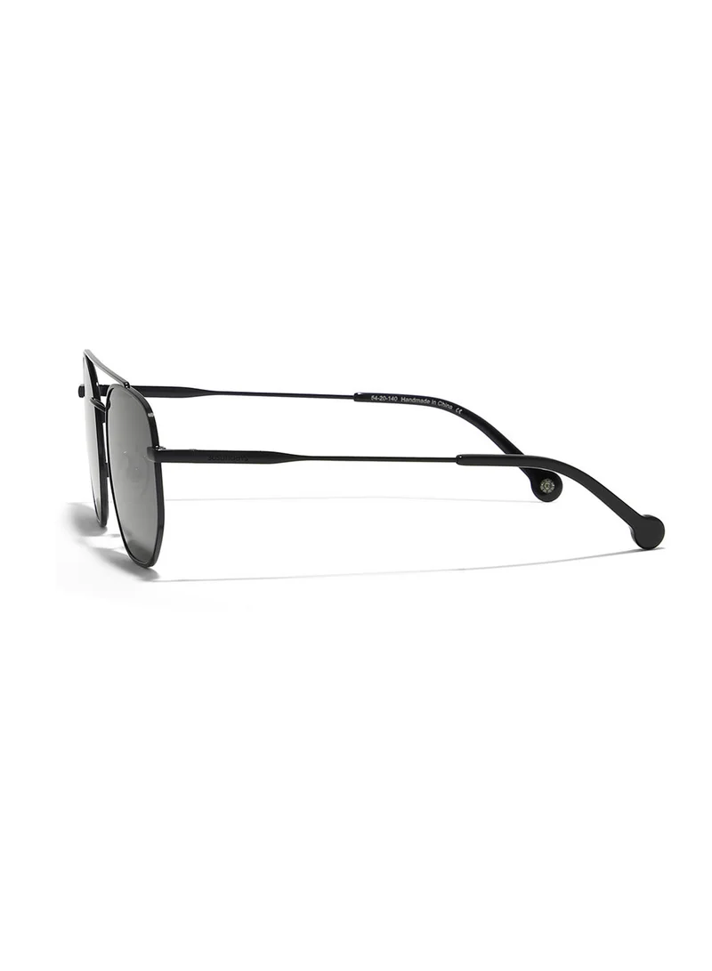 30Sundays Verbier,Men Sunglasses, Aviator Sunglasses, UV Protection: UV400 (Black,Grey)