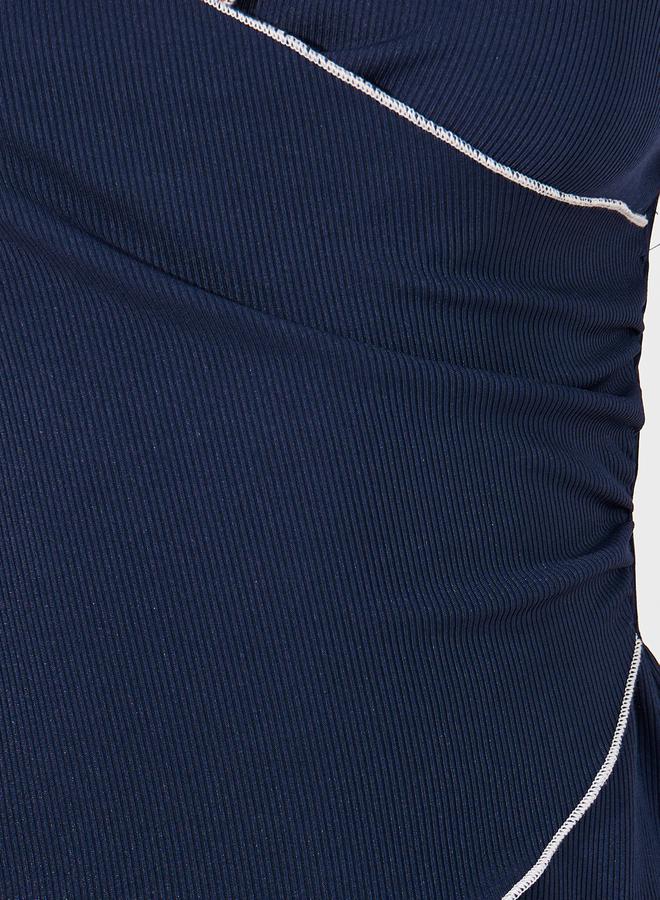 ستايلي مجموعة من بنطال بيجاما مع تيشيرت بنمط لف - Image 3