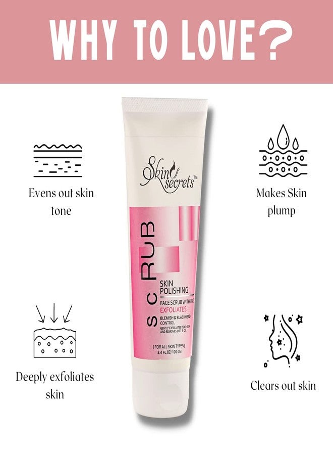 Skin Secrets Skin Polishing Scrub with Pack - 100gm - Image 1