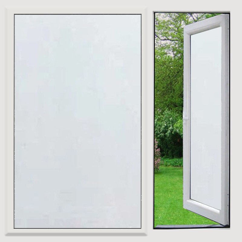 Frosted Self-Adhesive Glass Film for Privacy White frosted 