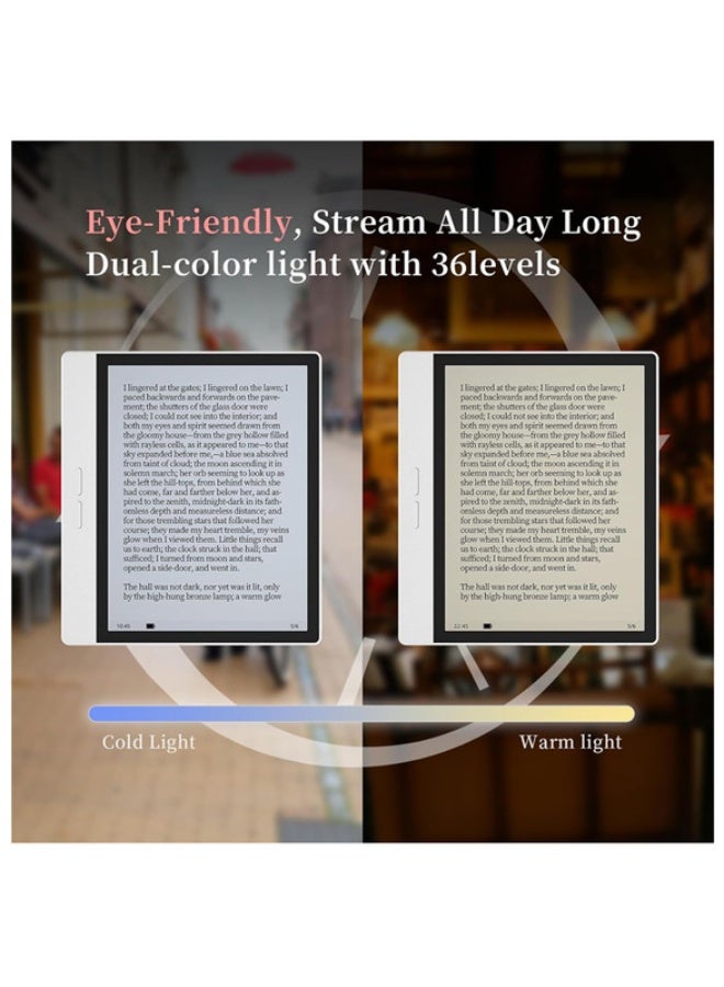 Bigme B7 7" Color E-Ink Screen Tablet E-Reader  8GB+128GB Android 14OS 4G Calling  Silver - Image 4
