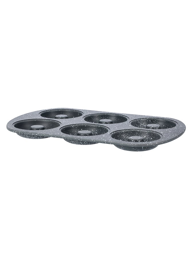 Royalford 6-Cavity Donut Pan Grey 32cm - Image 3