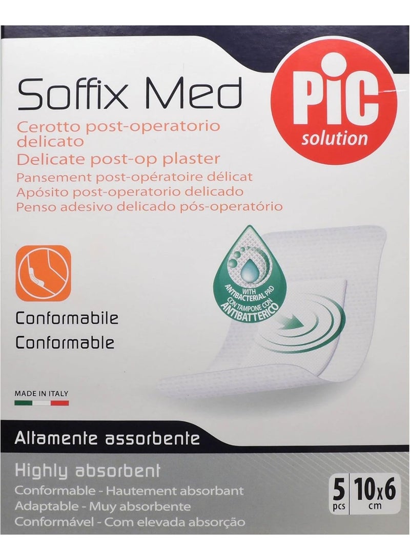 Med Delicate Post-Op Plaster 10×6 cm (5 pcs)