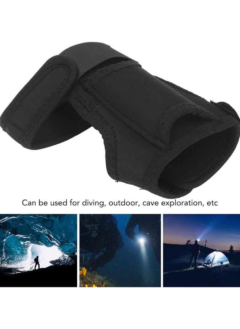 PYC - Diving Flashlight Glove Hands-Free Flashlight Holder Universal Adjustable Wrist Strap Scuba Dive Lights Accessories (Not Included Flashlight) - Image 1