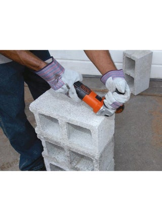650W Small Angle Grinder, G650-B5 Orange/Black - view 3
