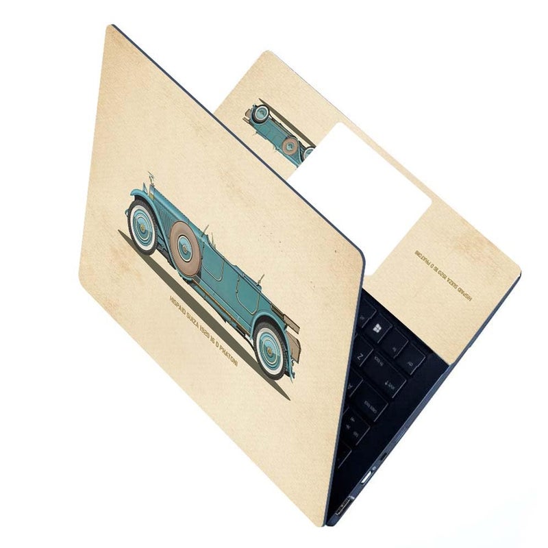 BAEYE Full Laptop Skin Stickers HD Quality Sticker for Laptops Upto 15.6" (Dustproof|Waterproof|Scratchproof|Reusable) - BE Phaeton FL - Image 1