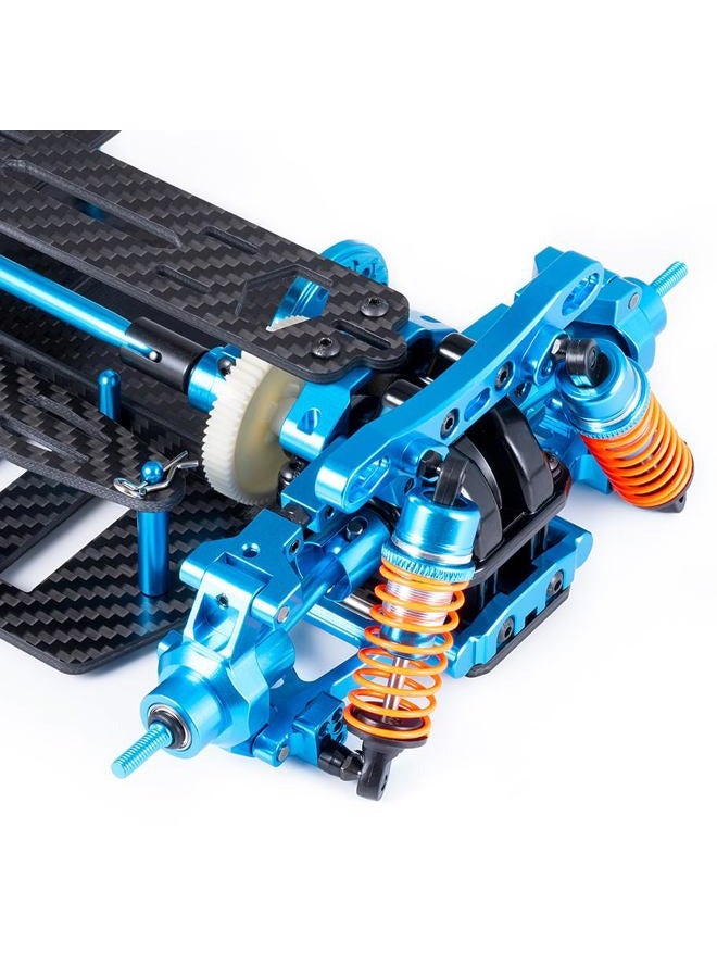 MOHERO 1/10 RC Chassis Frame Kit Metal & Carbon Fiber RC Drift Car Chassis Kit for TT02 RC Upgrade Part - Image 4
