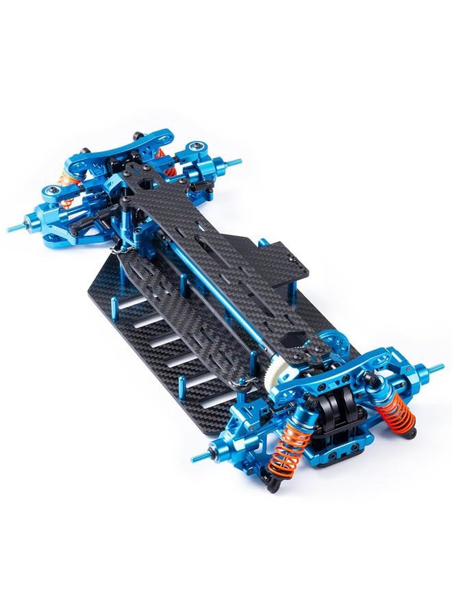 MOHERO 1/10 RC Chassis Frame Kit Metal & Carbon Fiber RC Drift Car Chassis Kit for TT02 RC Upgrade Part - Image 2