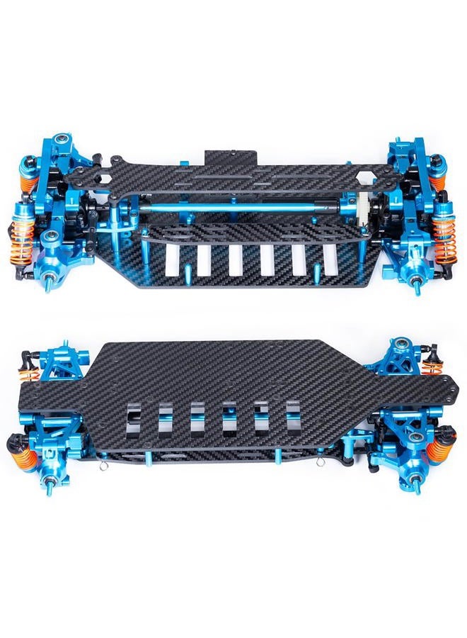 MOHERO 1/10 RC Chassis Frame Kit Metal & Carbon Fiber RC Drift Car Chassis Kit for TT02 RC Upgrade Part - Image 5