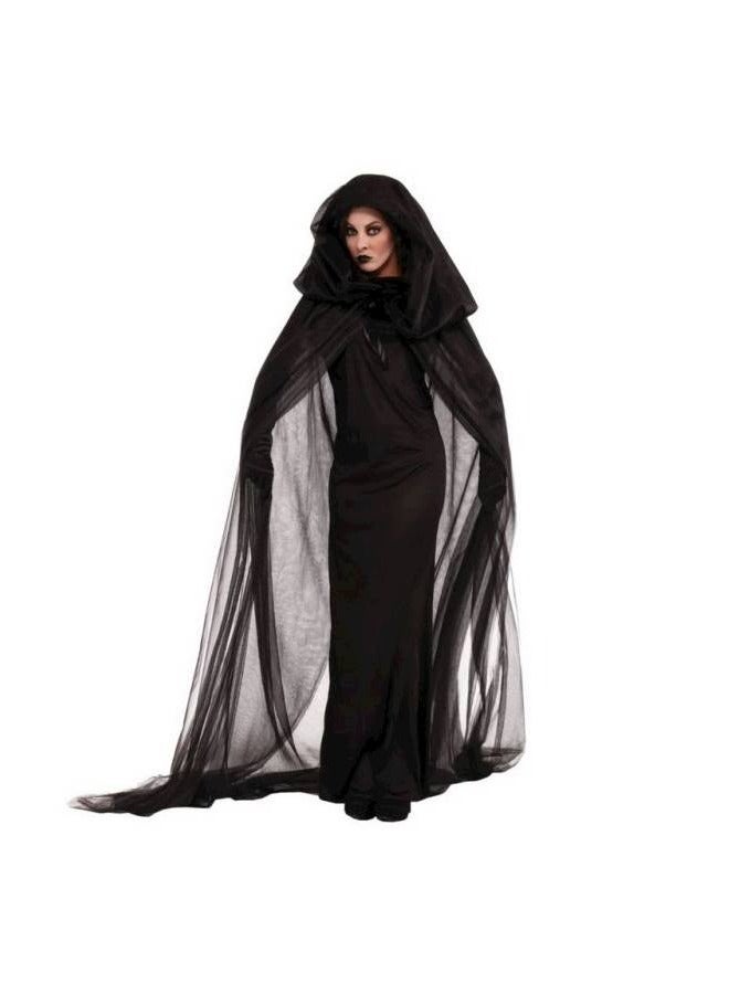 Witch Costume For Women ，Wicked Witch Black Dress Outfit ，Gothic Victorian Witch Vampire Dress，Movies And Video Games Costume For Women - Image 1