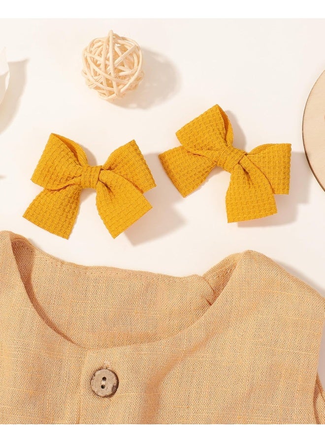 Jollybows 20pcs Baby Hair Clips Girls Bows 2" Mini Alligator Clip Toddler Pigtail Bow Fine Hair Clip - Image 5