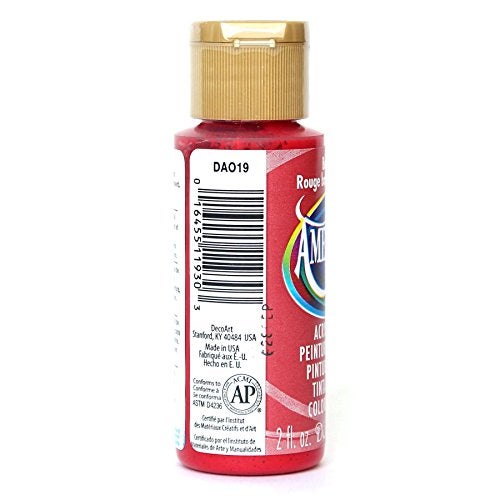 DecoArt Americana Acrylic Paint, 2-Ounce, Berry Red - Image 2