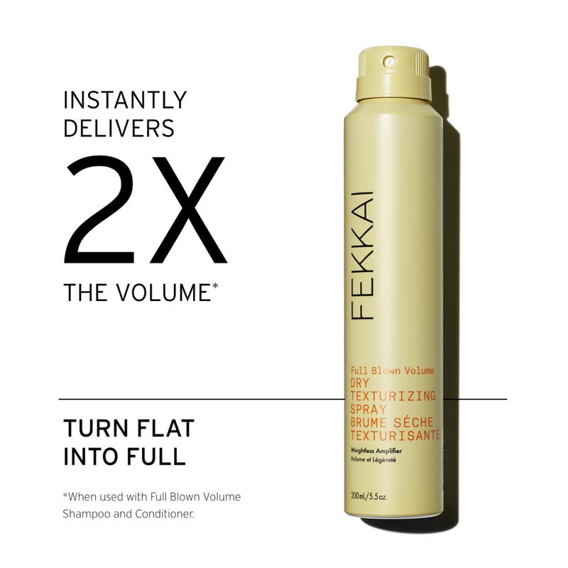 Fekkai Full Blown Volume Texturizer - 1.7 oz - Dry Texturizing Spray - Delivers 2X the Volume for Up to 8 Hours - Free of Sulfates, Parabens, Phthalates - Vegan, Cruelty-Free - Image 2