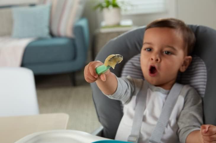 NUK Kiddy Cutlery Spoons - 3 Pack for Toddlers, 18+ Months, Purple & Green - Image 3