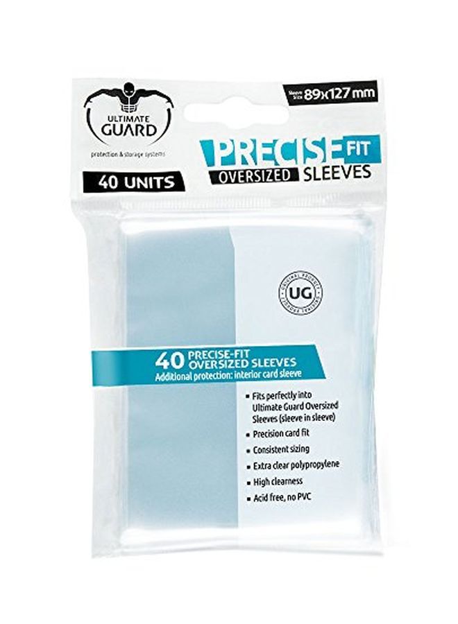 Ultimate Guard Precise Fit Oversized Card Sleeves (40 Piece) - Image 2