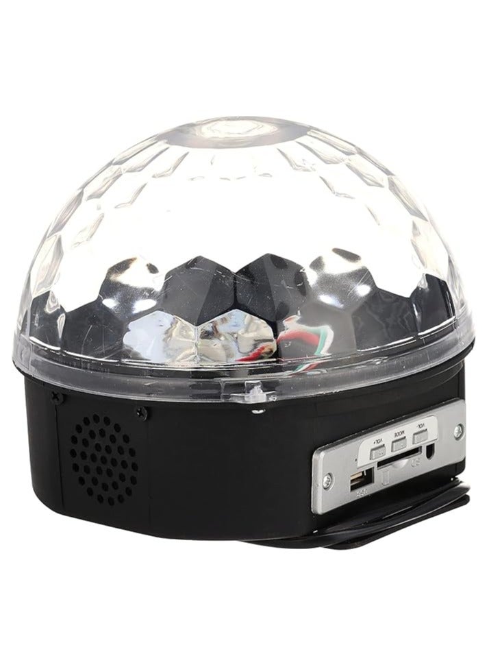 كرة سحرية كريستالية بمشغل ام بي 3، اضواء حفلات دي جيه وديسكو ببلوتوث متعدد الألوان للديكور و زينة رمضان - Image 5