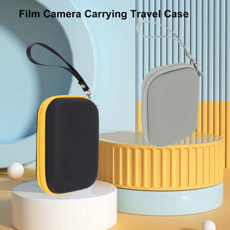 Green EVA Hard Protective Camera Case Compatible with H35 F9 F8 501F Shockproof Detachable Wrist Strap for Travel Photography - Image 3