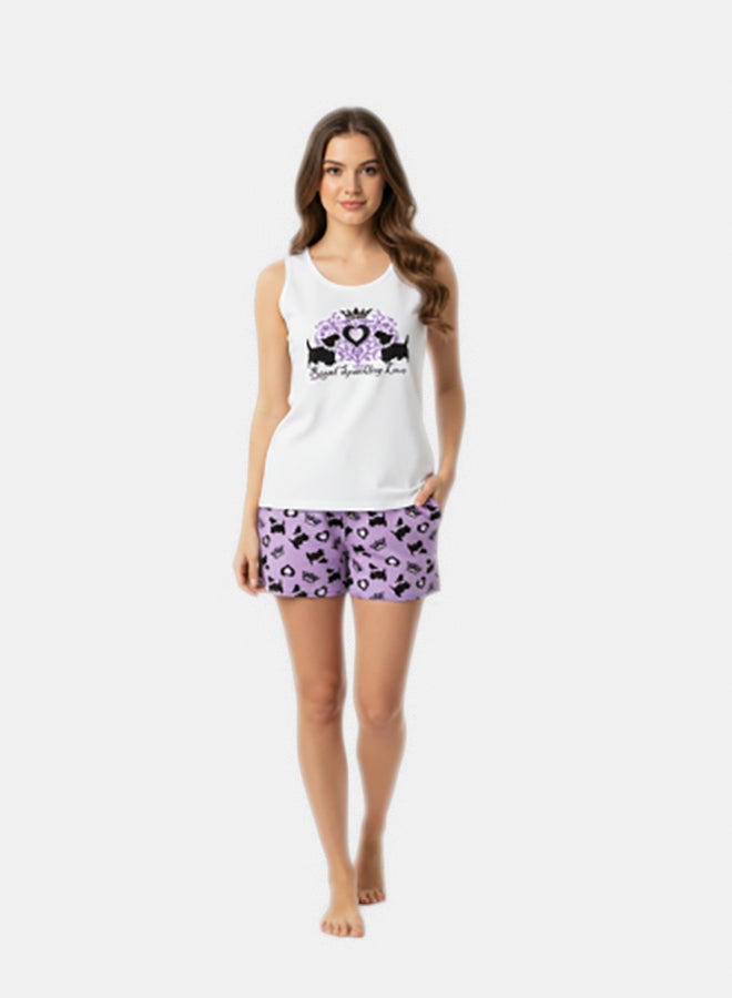 Carina Cookies Sleeveless Pyjama Set - Image 1