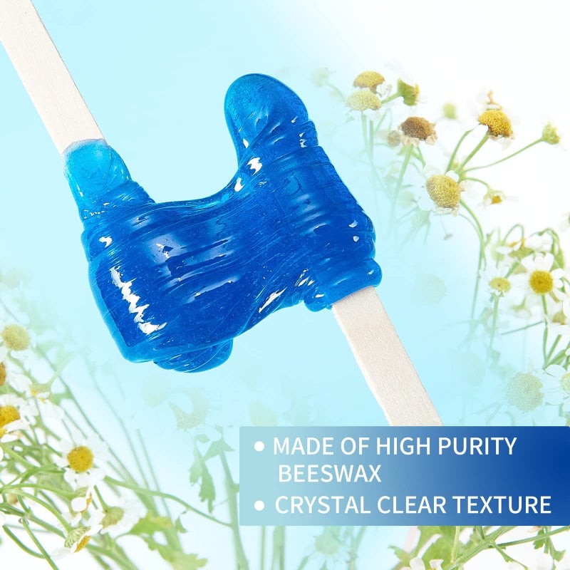 Charmonic 2.5 lb/1100g Wax Beads, Hard Wax Kit with 2 Wax Treatment Oils, Hard Wax Beads for Legs Underarm Face Bikini, and Brazilian Hair Remover, Women and Men Hair Removal Wax Beans Include 50 Waxing Sticks - Image 3