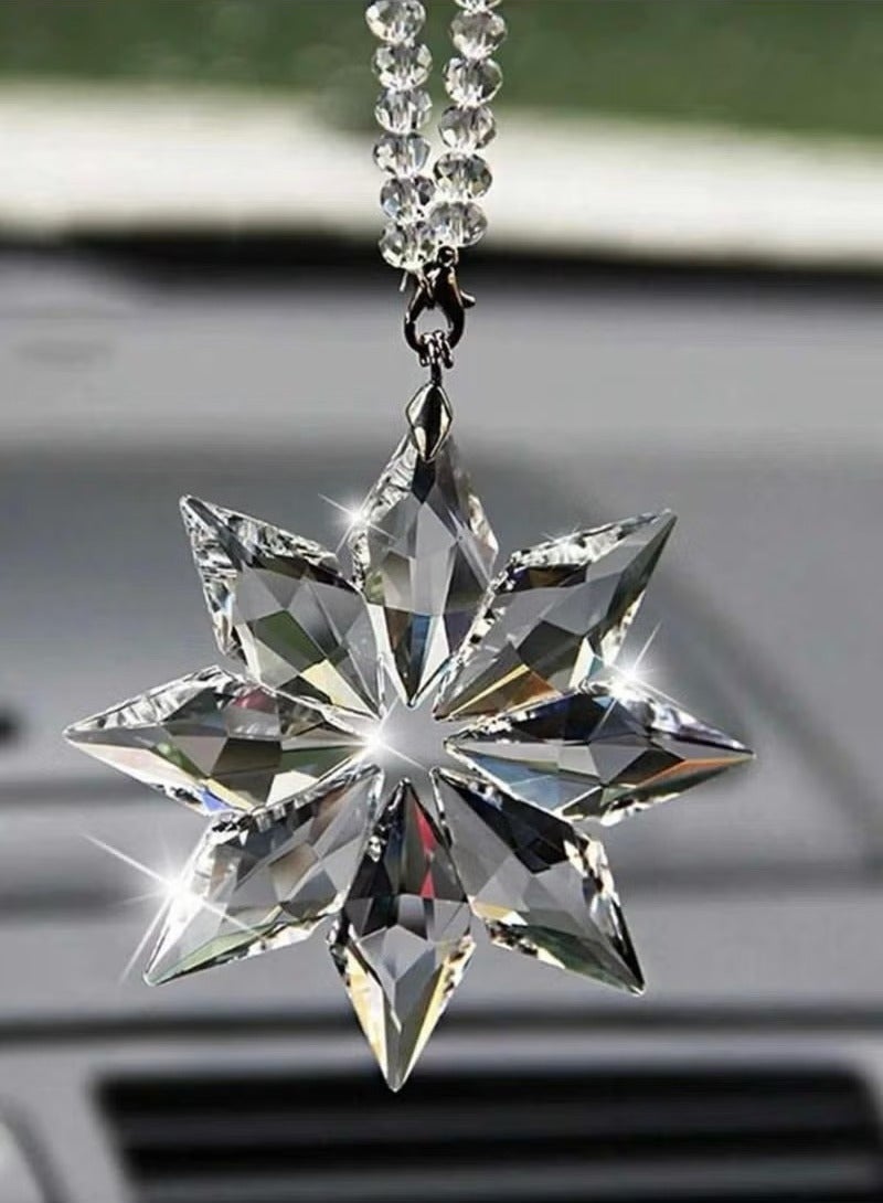 كيلا قلادة سيارة أنيقة مصنوعة من الكريستال اللامع - Image 1