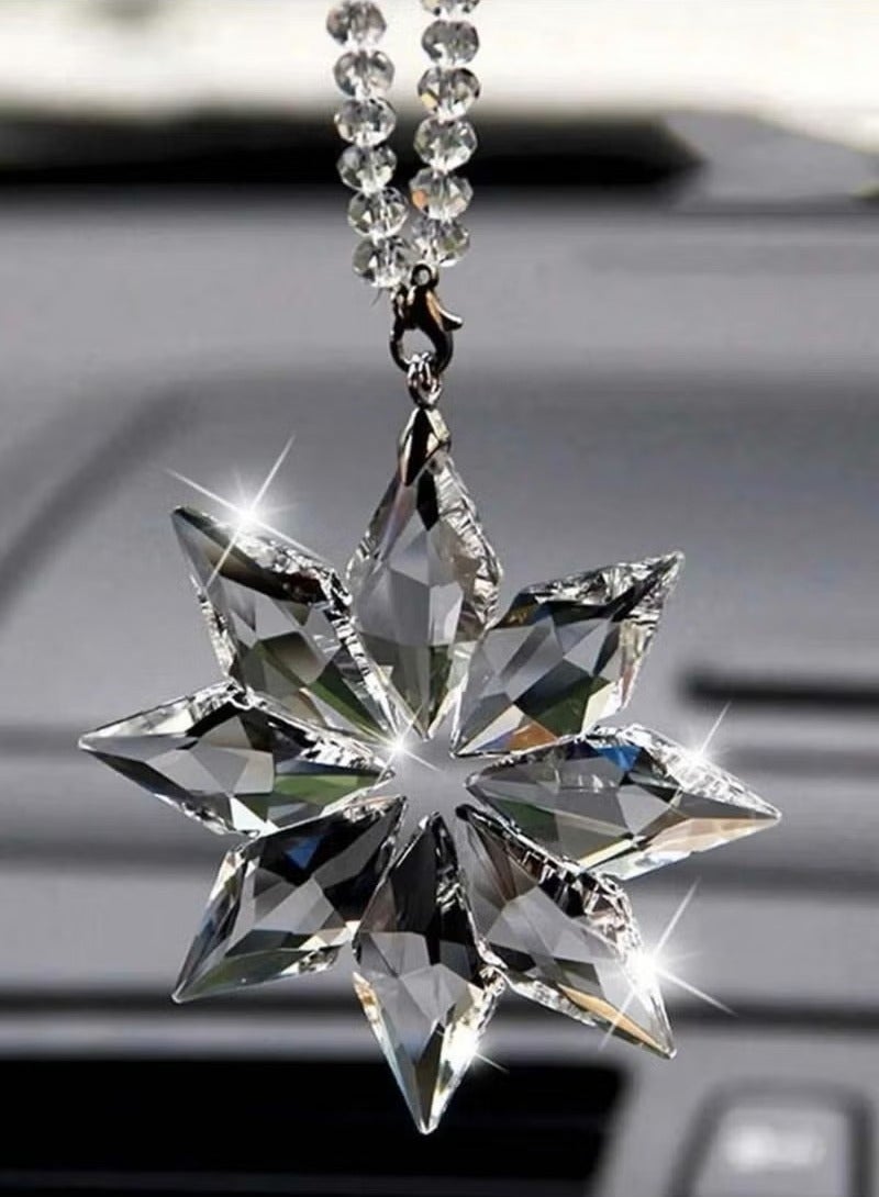 كيلا قلادة سيارة أنيقة مصنوعة من الكريستال اللامع - Image 3