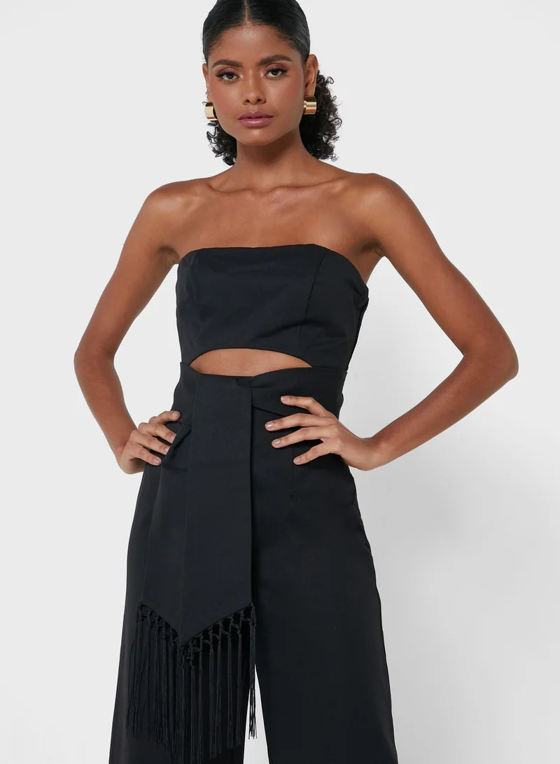 Finders Keepers Wide Leg Bandeau Jumpsuit