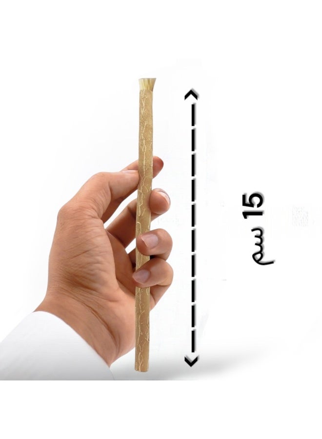 Generic 12 hot coated Arak toothpicks, natural, without preservatives. Miswak, a natural toothbrush for cleaning teeth, oral disinfectant, strengthens gums, freshens breath, Sunnah of the Prophet, for travel, suitable for daily use and travel.  - Image 4