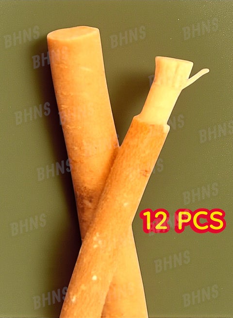 12 coated Arak toothpicks, natural, without preservatives. Miswak, a natural toothbrush for cleaning teeth, oral disinfectant, strengthens gums, freshens breath, Sunnah of the Prophet, for travel, suitable for daily use and travel.