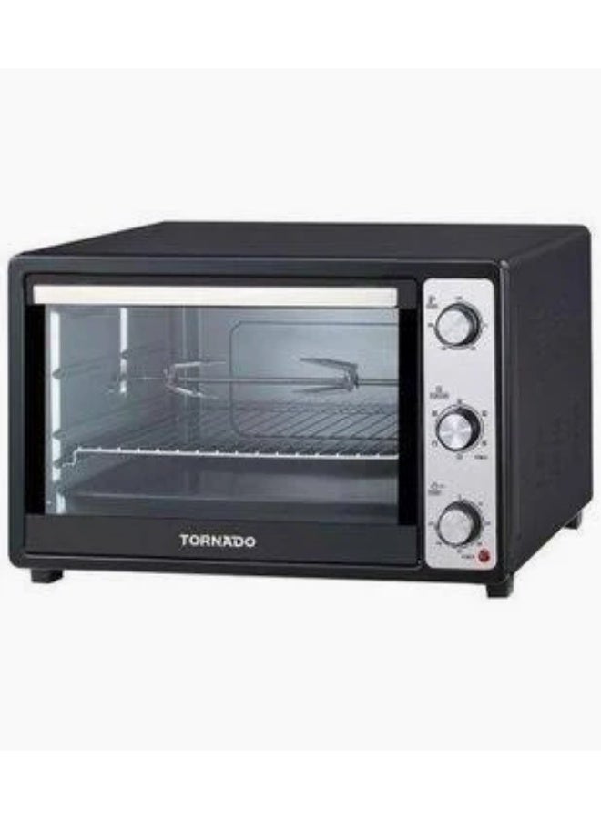 TORNADO Electric Oven 46 Liter 1800 Watt Grill Fan Black TEO-46NE(K)