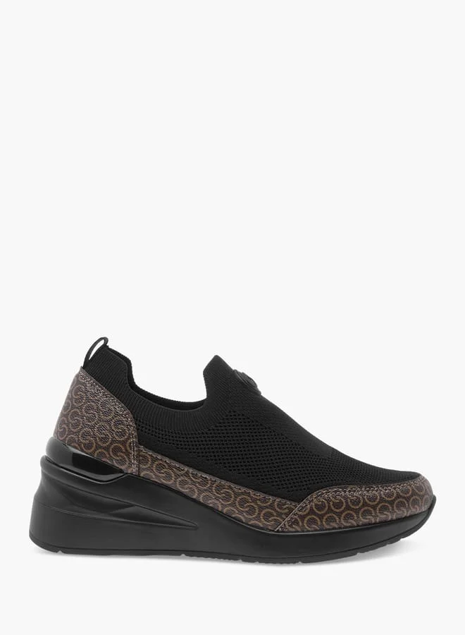 Celeste Women's Logo Detail Slip-On Sneakers