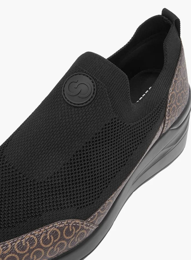 Celeste Women's Logo Detail Slip-On Sneakers