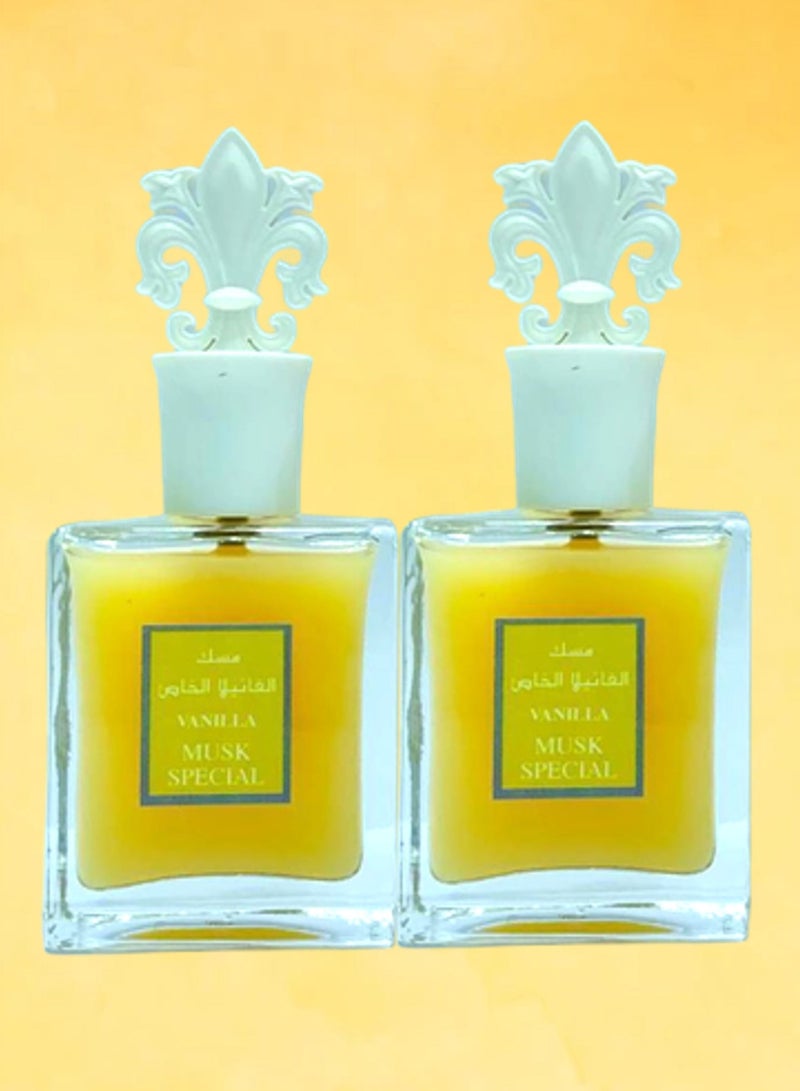 بيليزا 2 قطع عطر مسك الفانيلا الخاص 75 مل EDP - Image 1