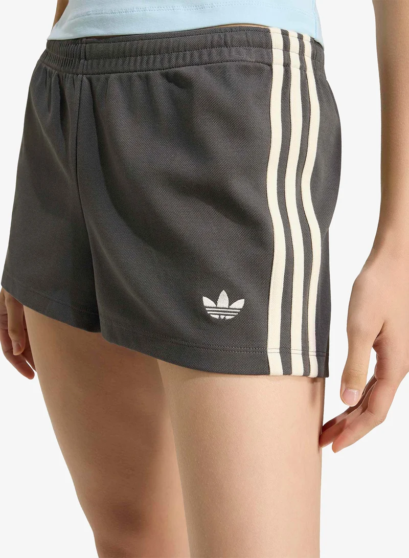 Adidas Originals BLACK Graphic Track Shorts for Women | Best Price UAE