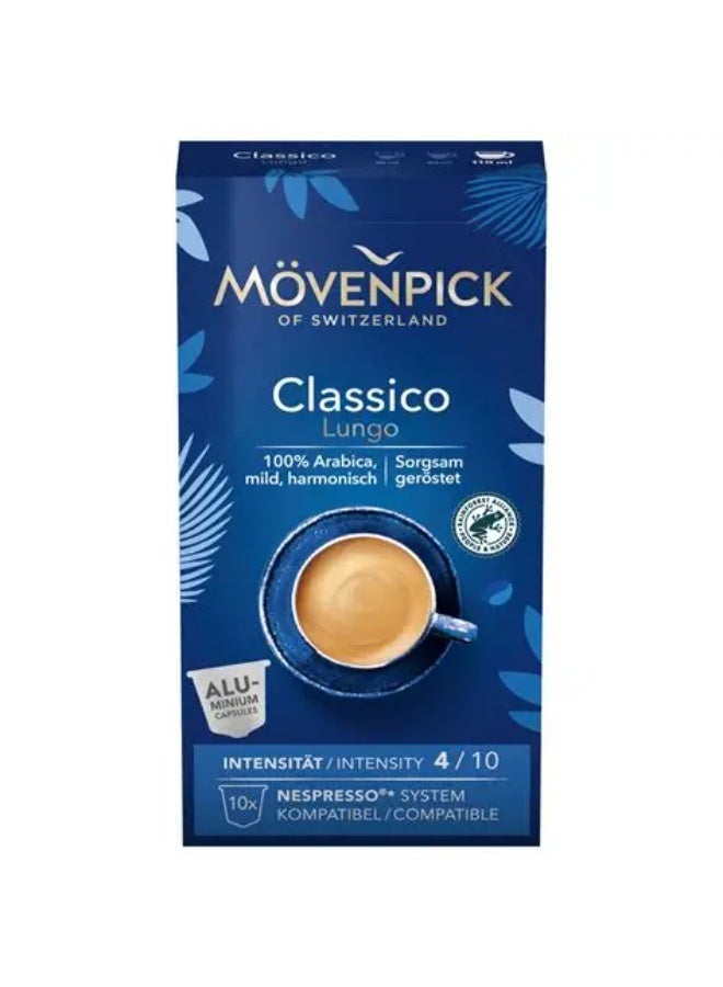 موفينبك كبسولات قهوة متوافقة مع ماكينات نسبريسو كلاسيكو لونجو 10 كبسولات اسبريسو من موفينبيك - Image 3