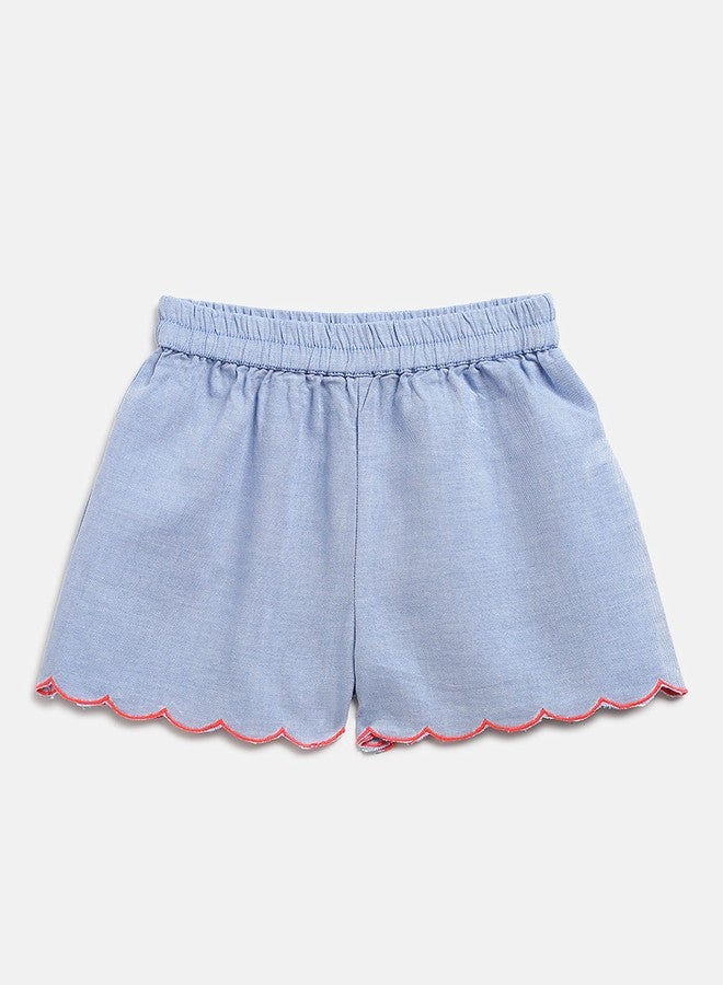 Nautinati Infant Girls Printed Top and Shorts Set | Cotton Blend |Age 0 -3 Years - Image 4