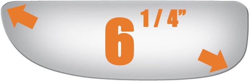 WLLW Mirror Glass Replacement for Ford E150/250/350/F250/F350/F450 Driver Side -Lower Convex - Image 3