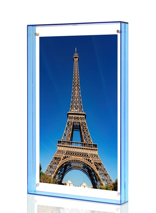 أم أف أوفيس إطارات صور MFoffice مقاس 10×12، إطار صور أكريليك ملون رائع، يُستخدم كإطار صور بمقاسات 10×12، 10×10، 9×12، 8.5×11، 8×10 وصينية زخرفية من الأكريليك، أزرق، عبوة واحدة - Image 1