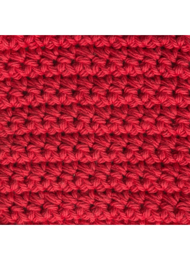 Lily Sugar'n Cream Cotton Cone Yarn, 14 oz, Red, 1 Cone