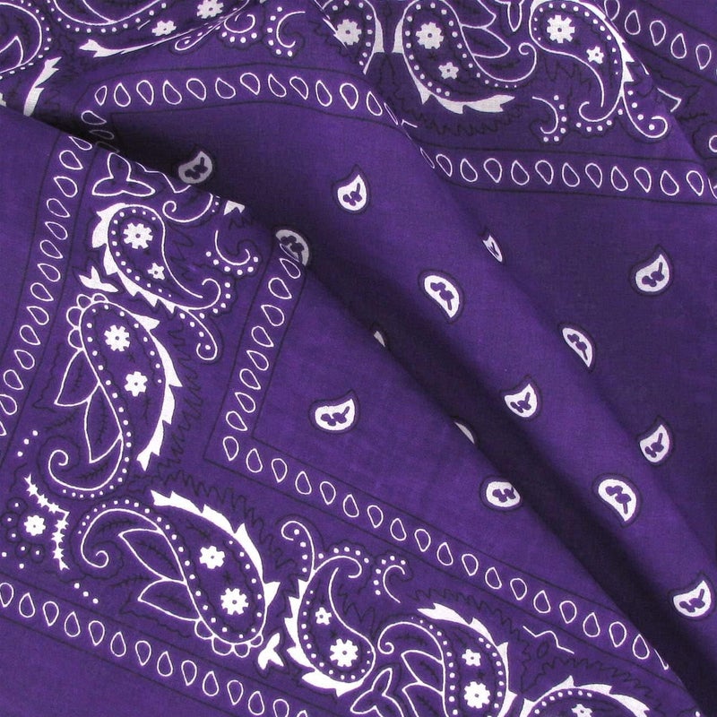 Boolavard 1s, 6s, 9s or 12 Pack Cowboy Bandanas Bandana with Original Paisley Pattern - Image 3