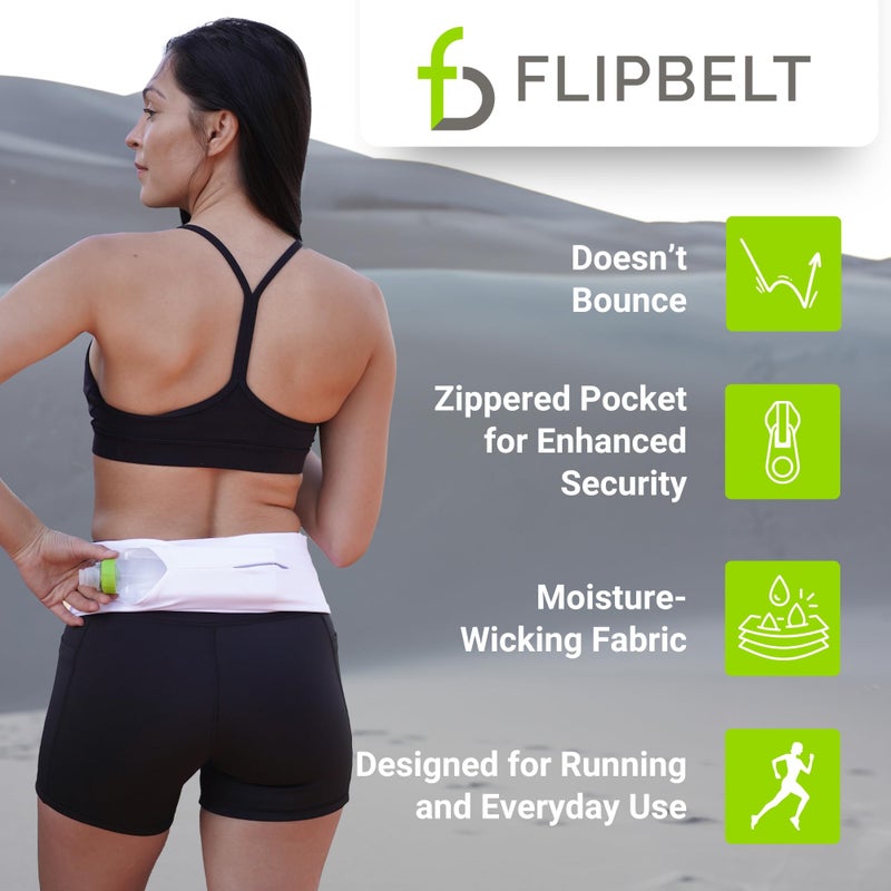 FlipBelt Zipper, Carbon, Small - Image 3