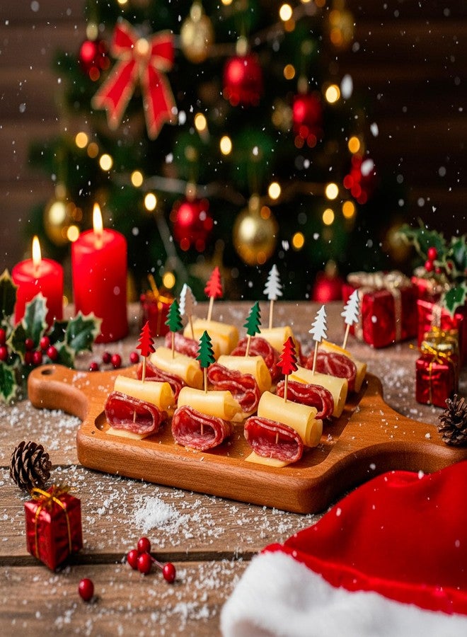 PartyWoo Cocktail Picks, 100 Counts 4.7 Inch Christmas Tree, Appetizer Toothpicks Decorative Toothpicks, Party for Decorations, Party Favors - Image 5