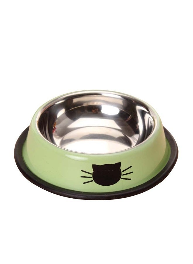 2pcs Stainless Steel Non-Skid Rubber Base Bowl， Pet Bowl Stainless Steel Non-Skid Base Dog Bowl Cat Bowl (Multicolor) - Image 3
